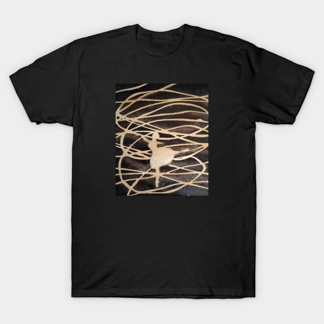 Ballet Swirl T-Shirt by Finn Art by MB